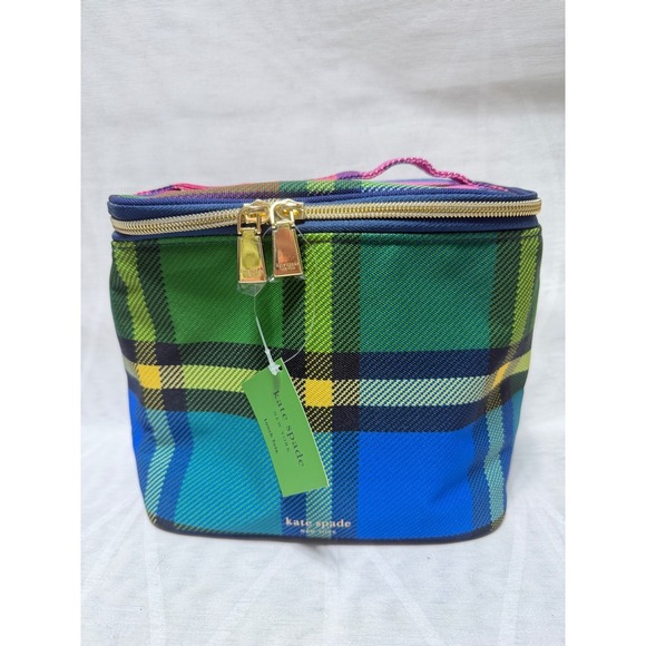 kate spade Other - Kate Spade New York Grand Plaid Duo Insulated Lunch Tote NEW